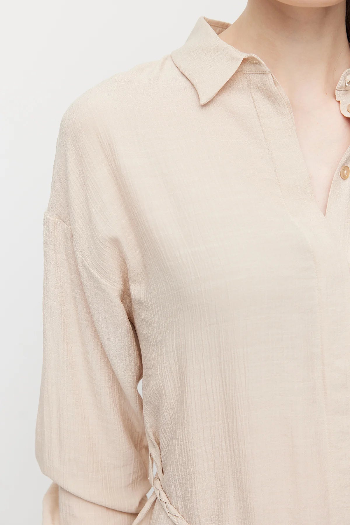 قميص تونيك نسائي بحزام