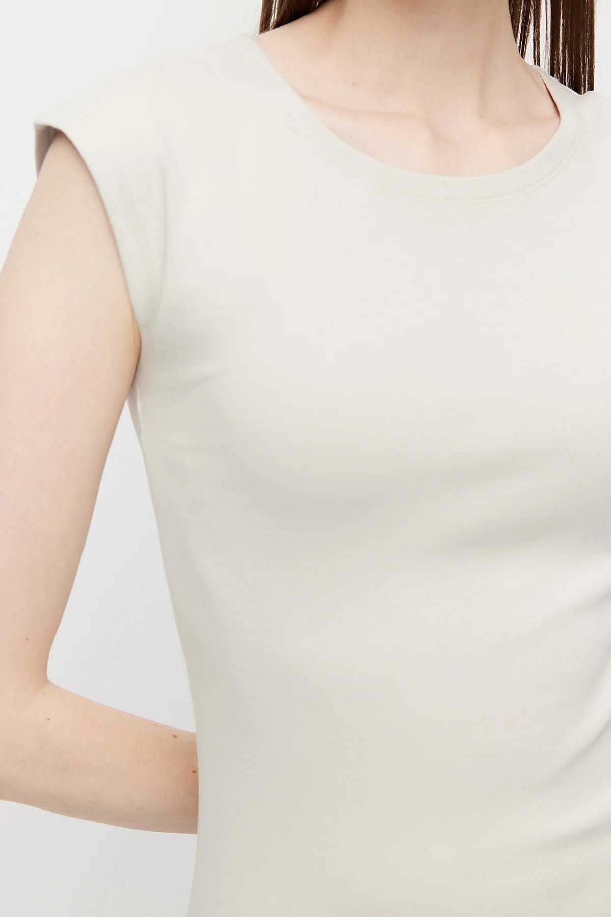 Women's Midi Length Ribbed Dress