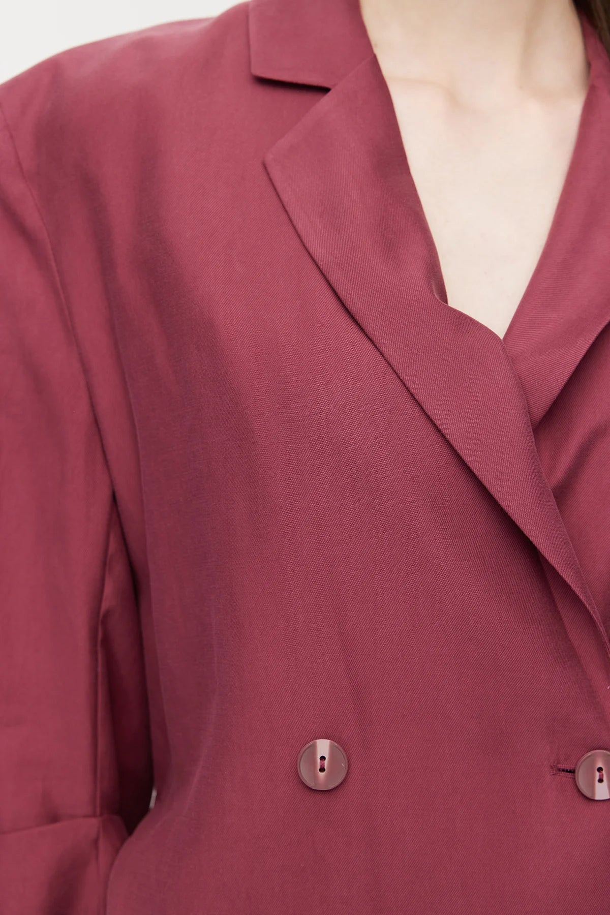 Women's Linen-Look Unlined Oversize Jacket