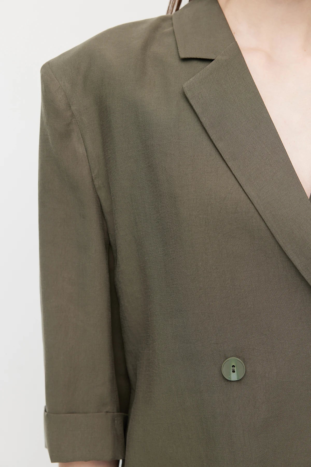 Women's Linen-Look Unlined Oversize Jacket