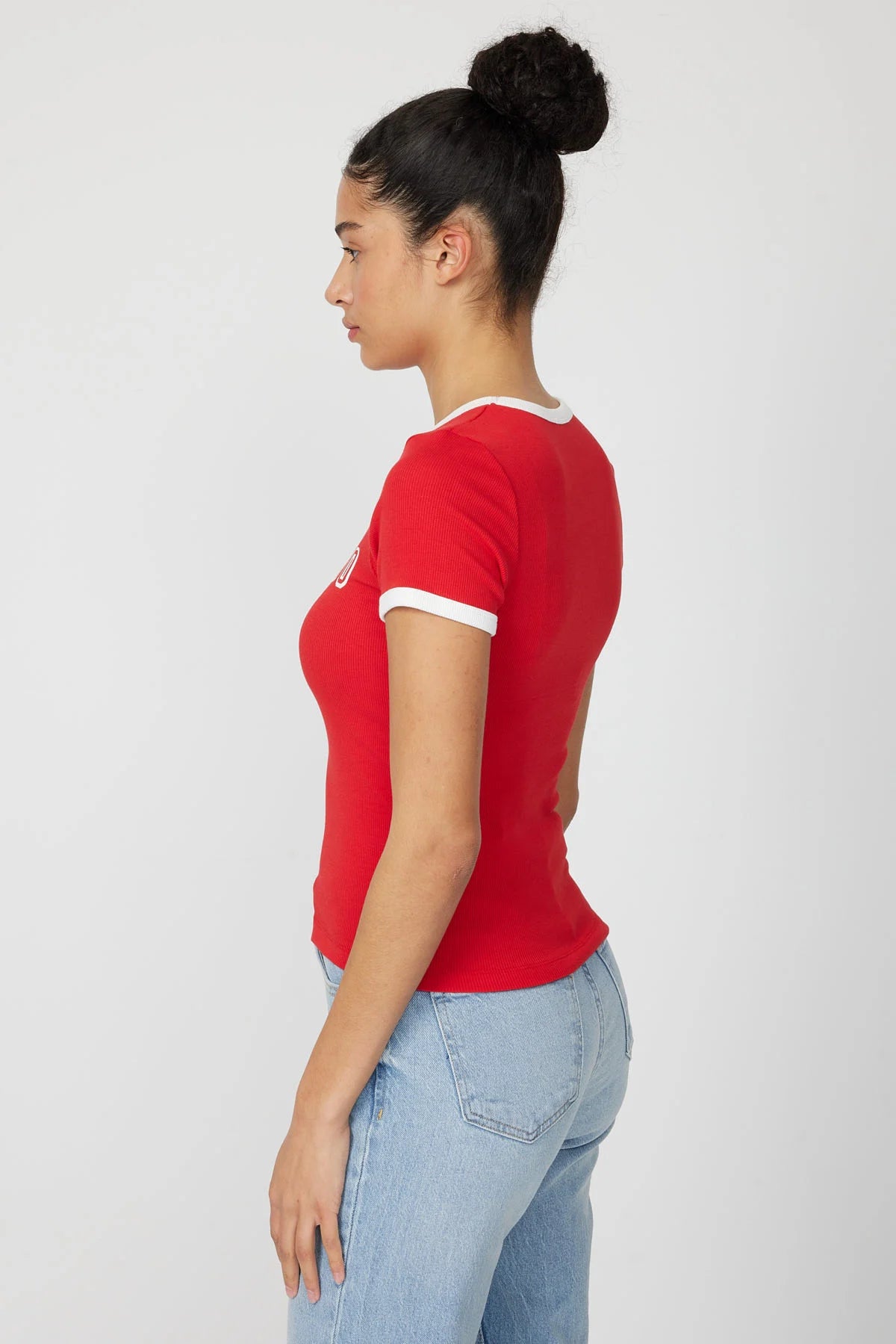 تيشيرت نسائي مضلع