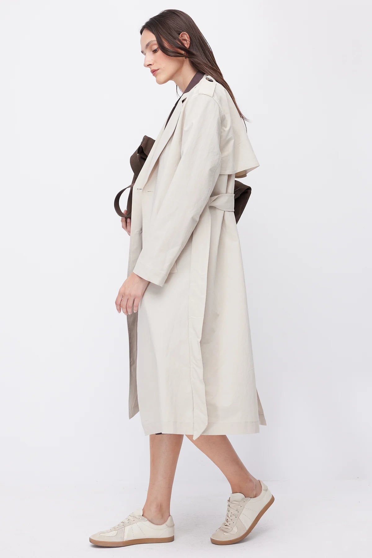 Women's Belted Trench Coat