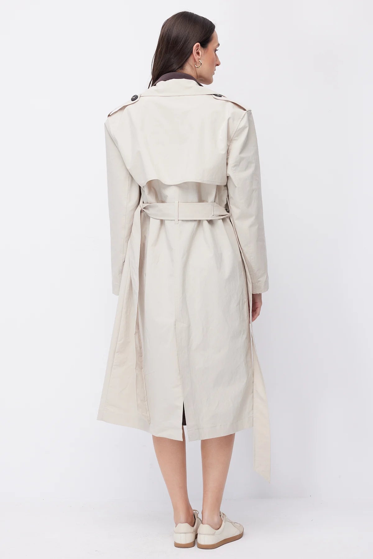 Women's Belted Trench Coat