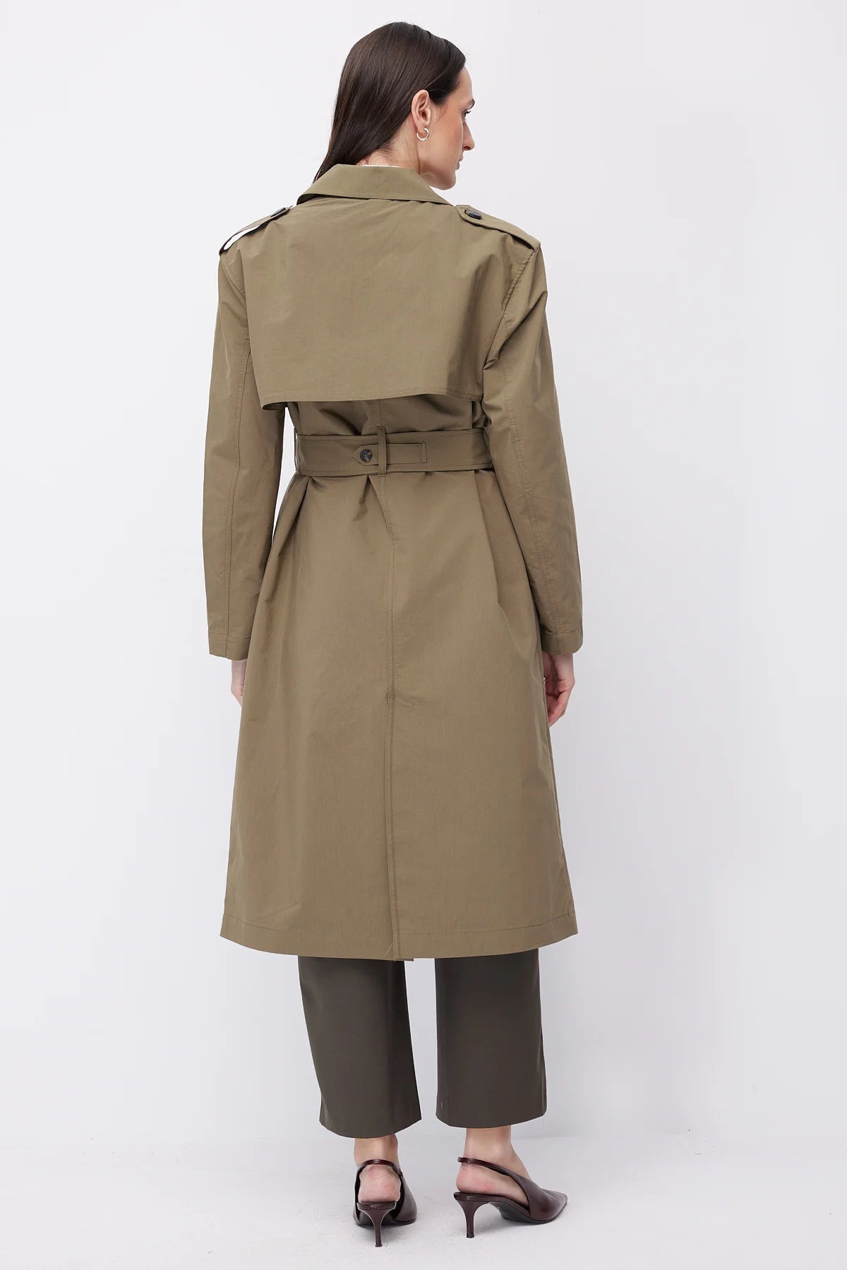 Women's Belted Trench Coat