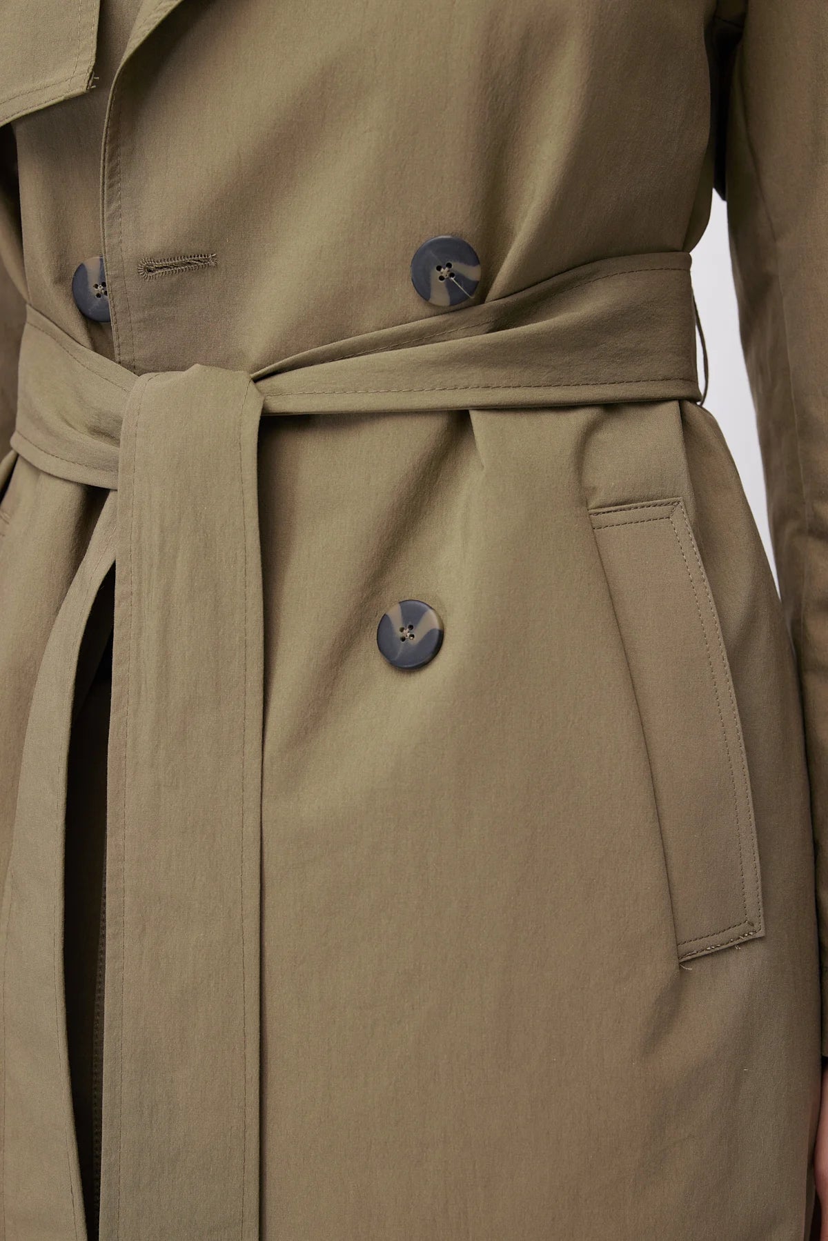 Women's Belted Trench Coat