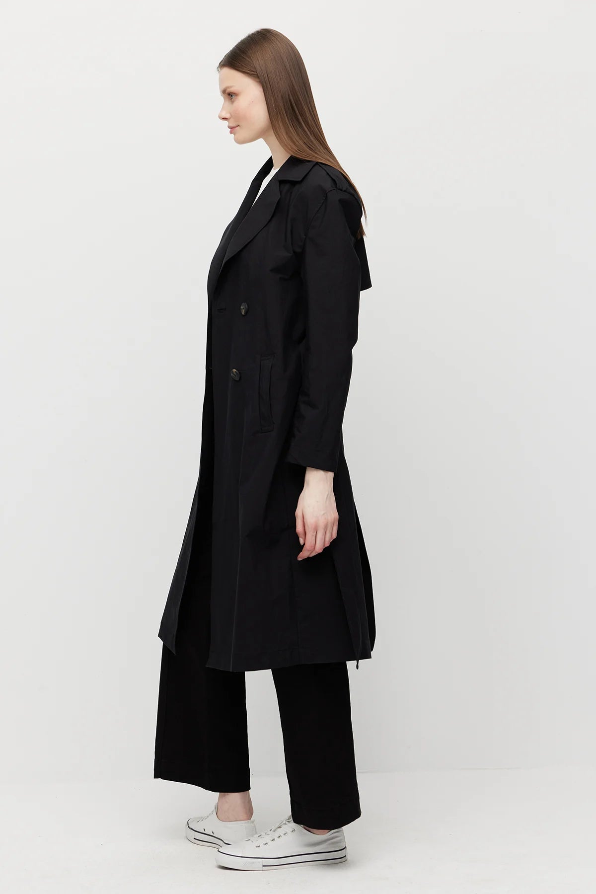 Women's Belted Trench Coat