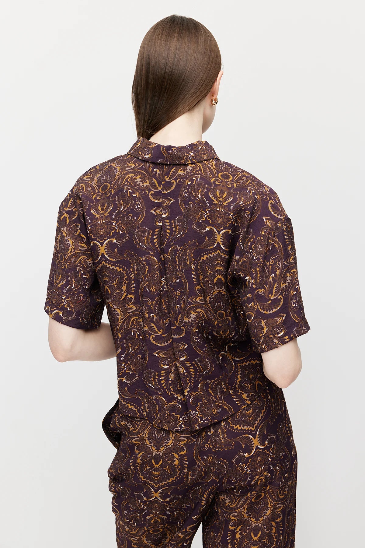 Women's Patterned Short Shirt