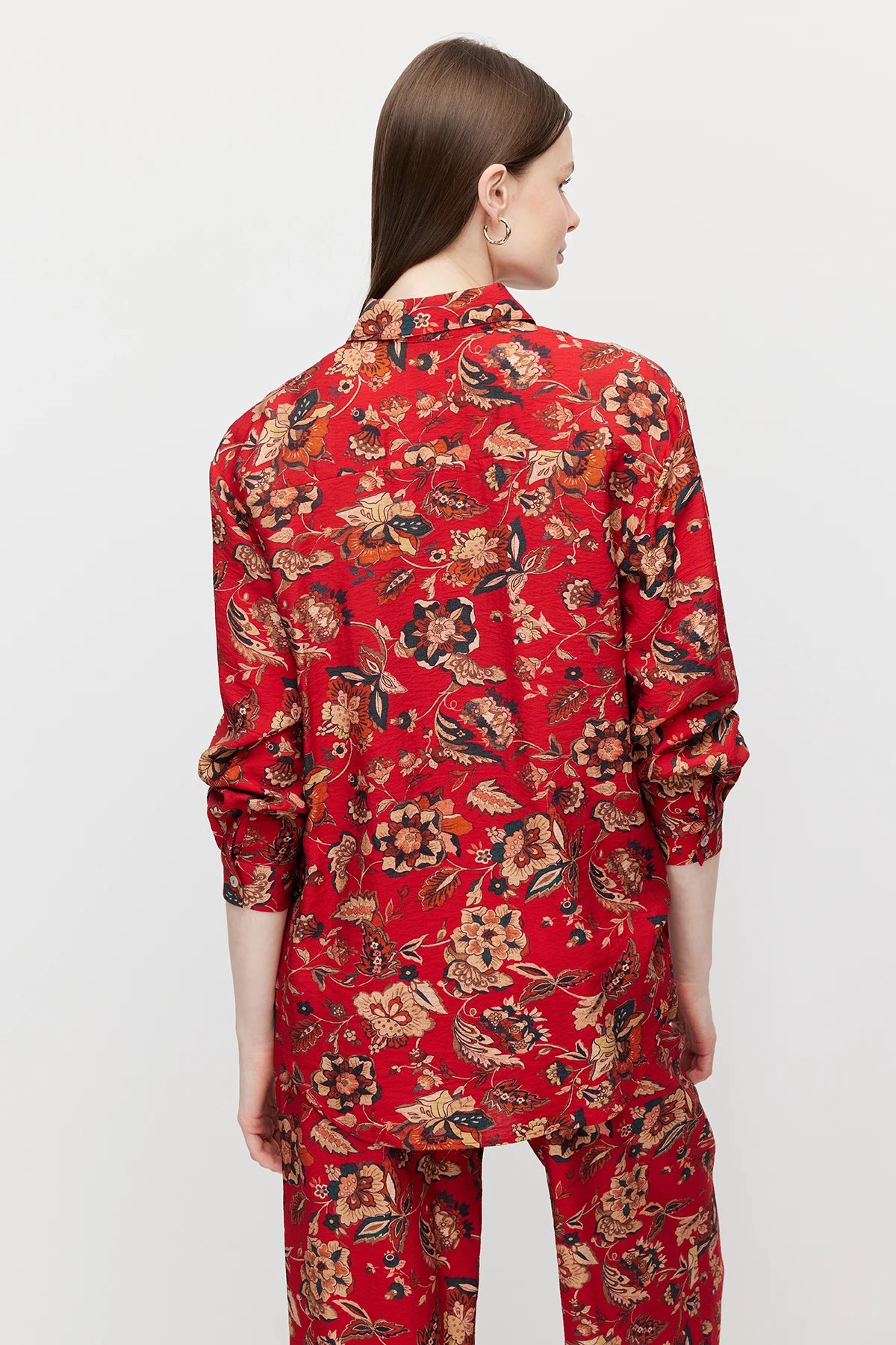 Women's Patterned Long Shirt