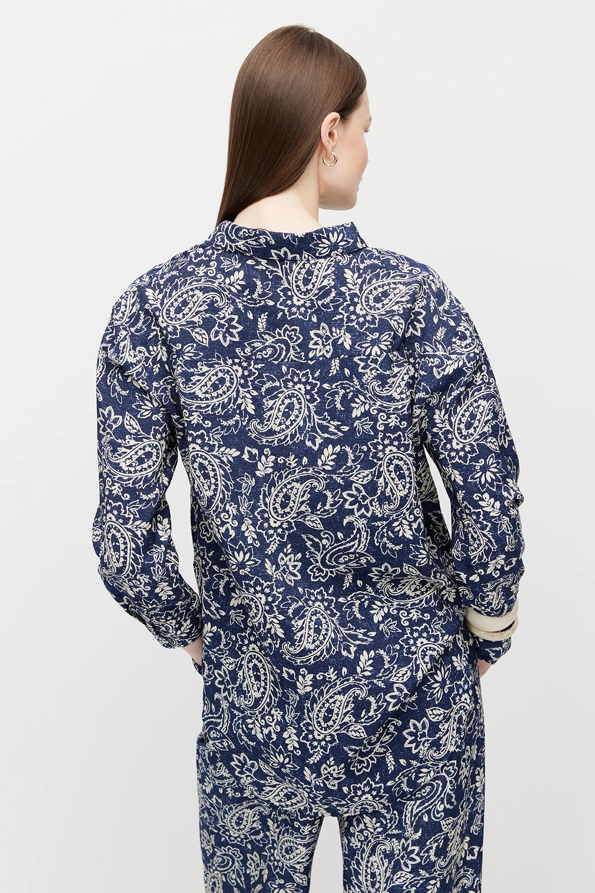 Women's Patterned Long Shirt
