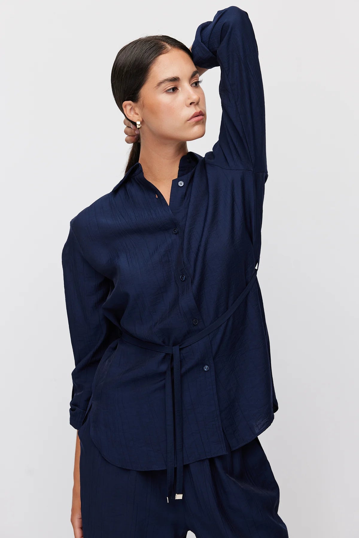 Women's Relaxed Fit Textured Shirt