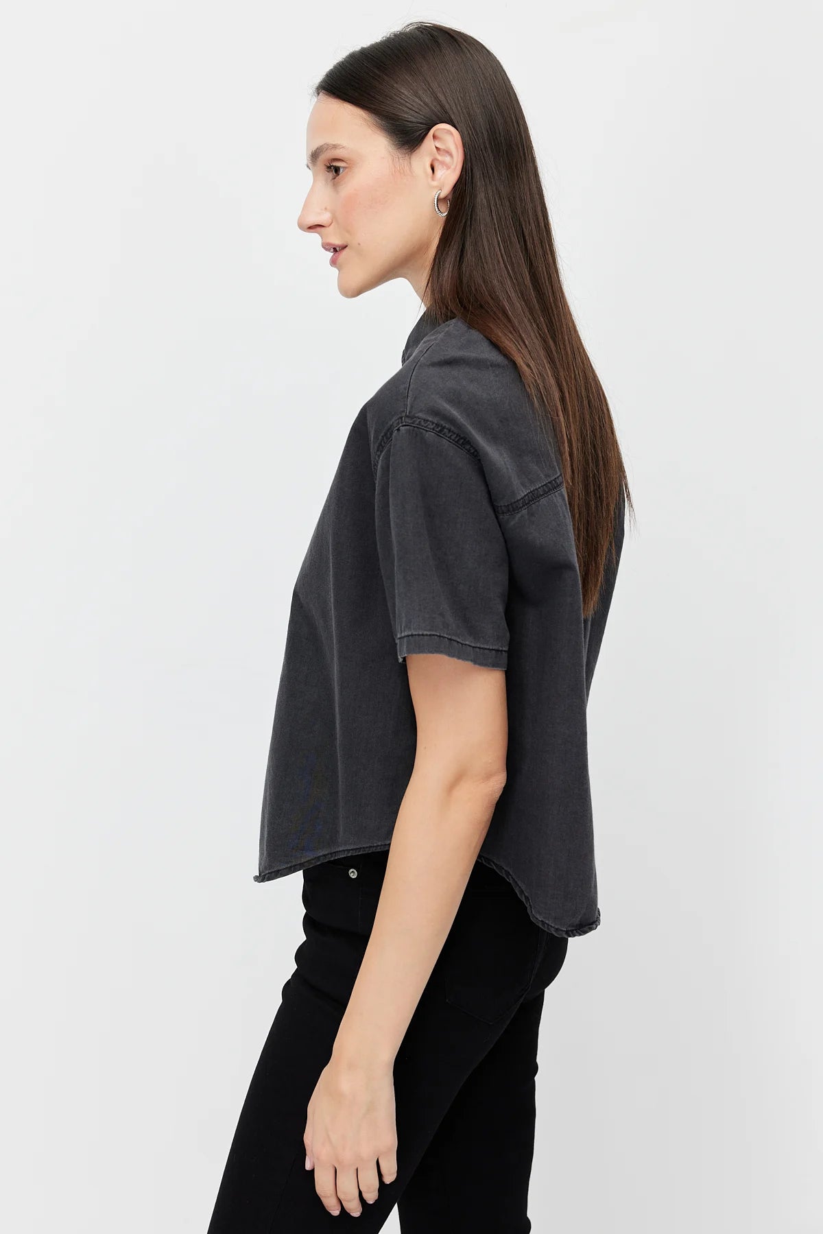 Women's Oversize Denim Shirt