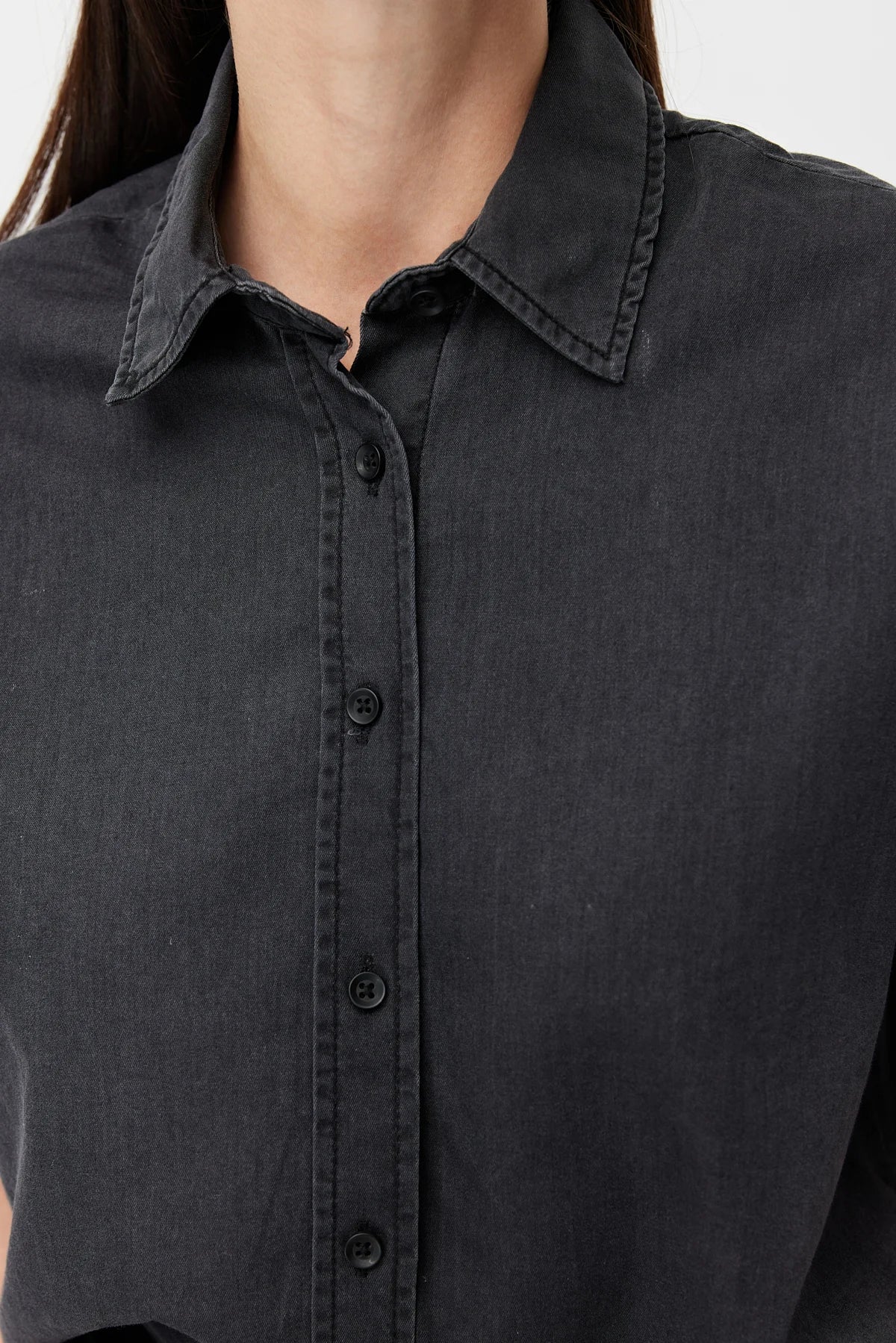 Women's Oversize Denim Shirt