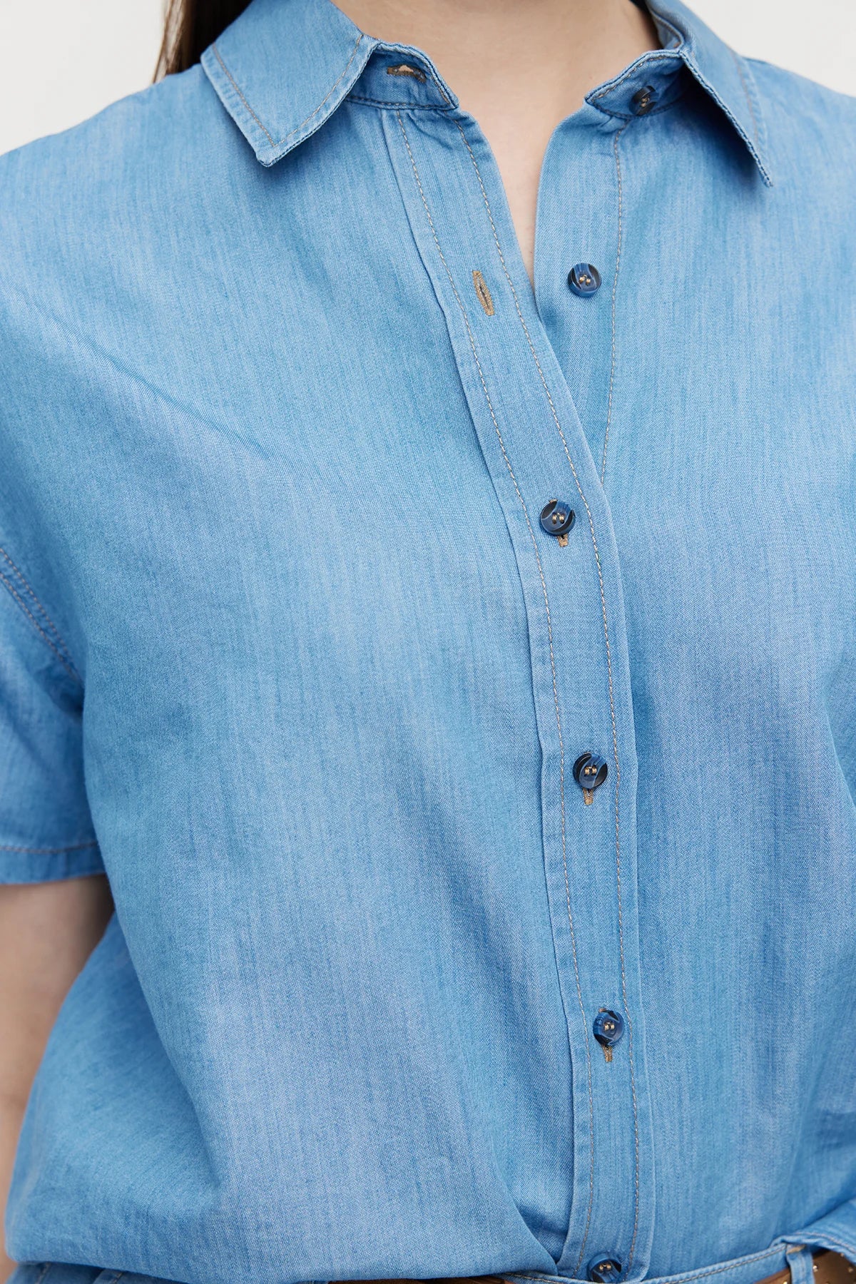 Women's Oversize Denim Shirt