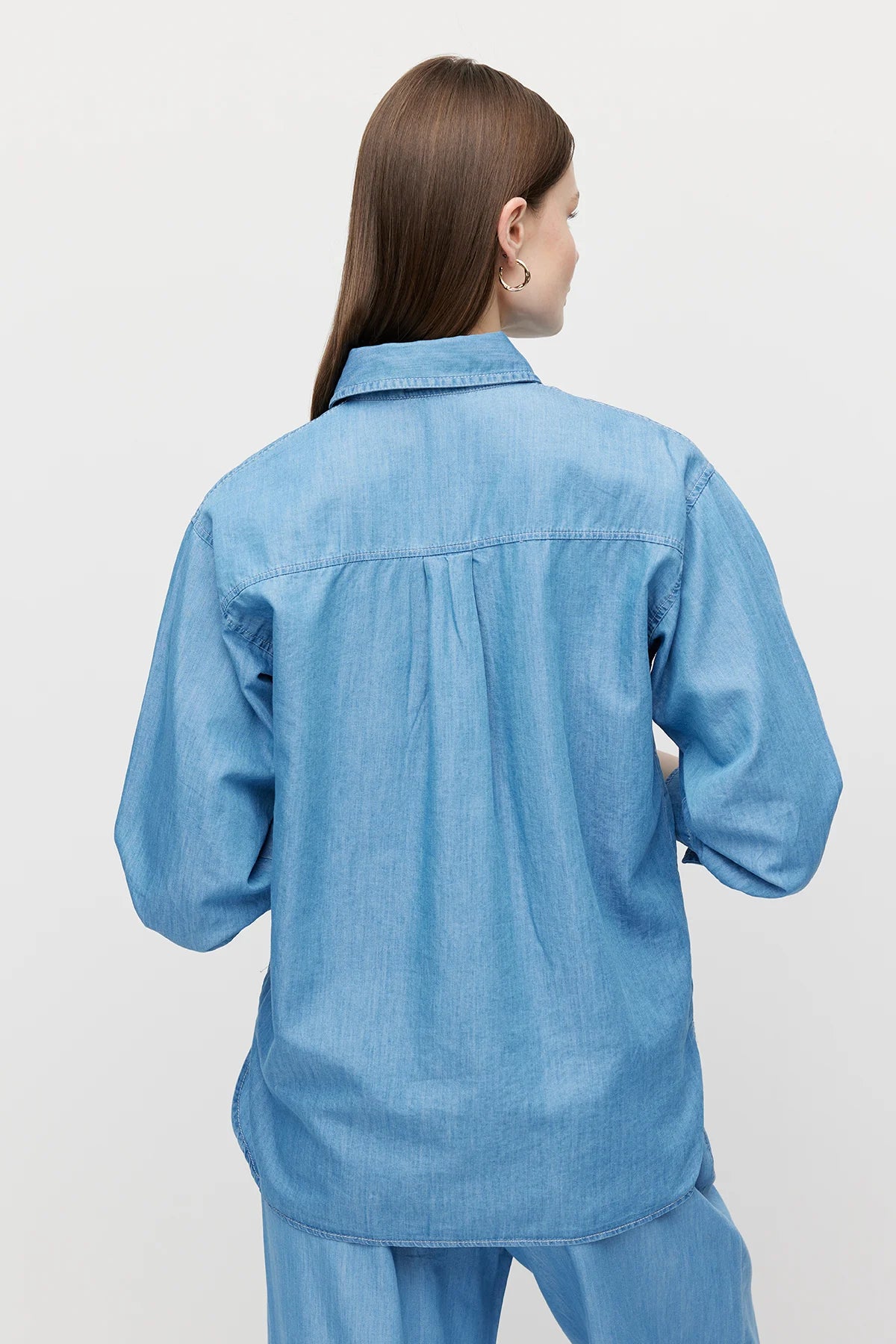 Women's Basic Denim Shirt