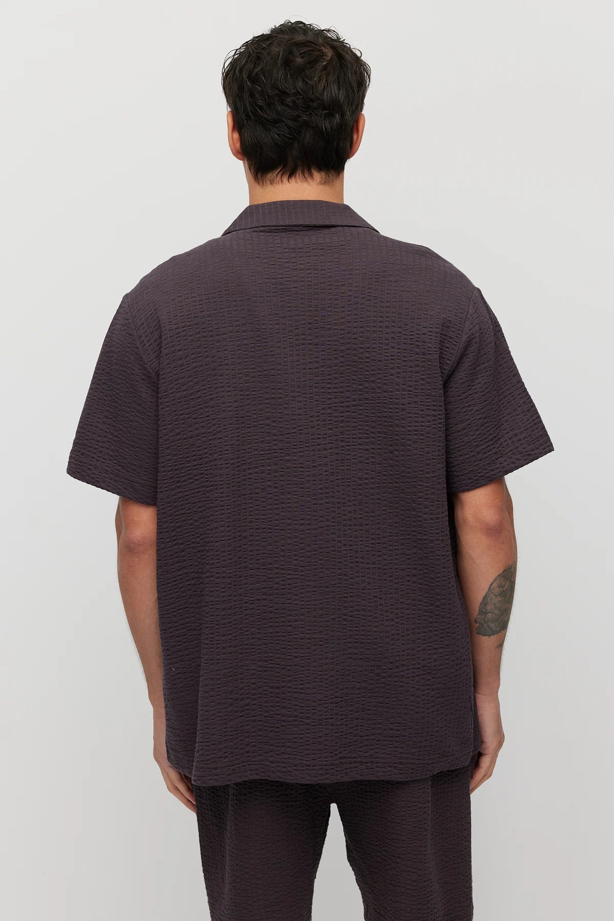 Men's Textured Relaxed Fit Shirt