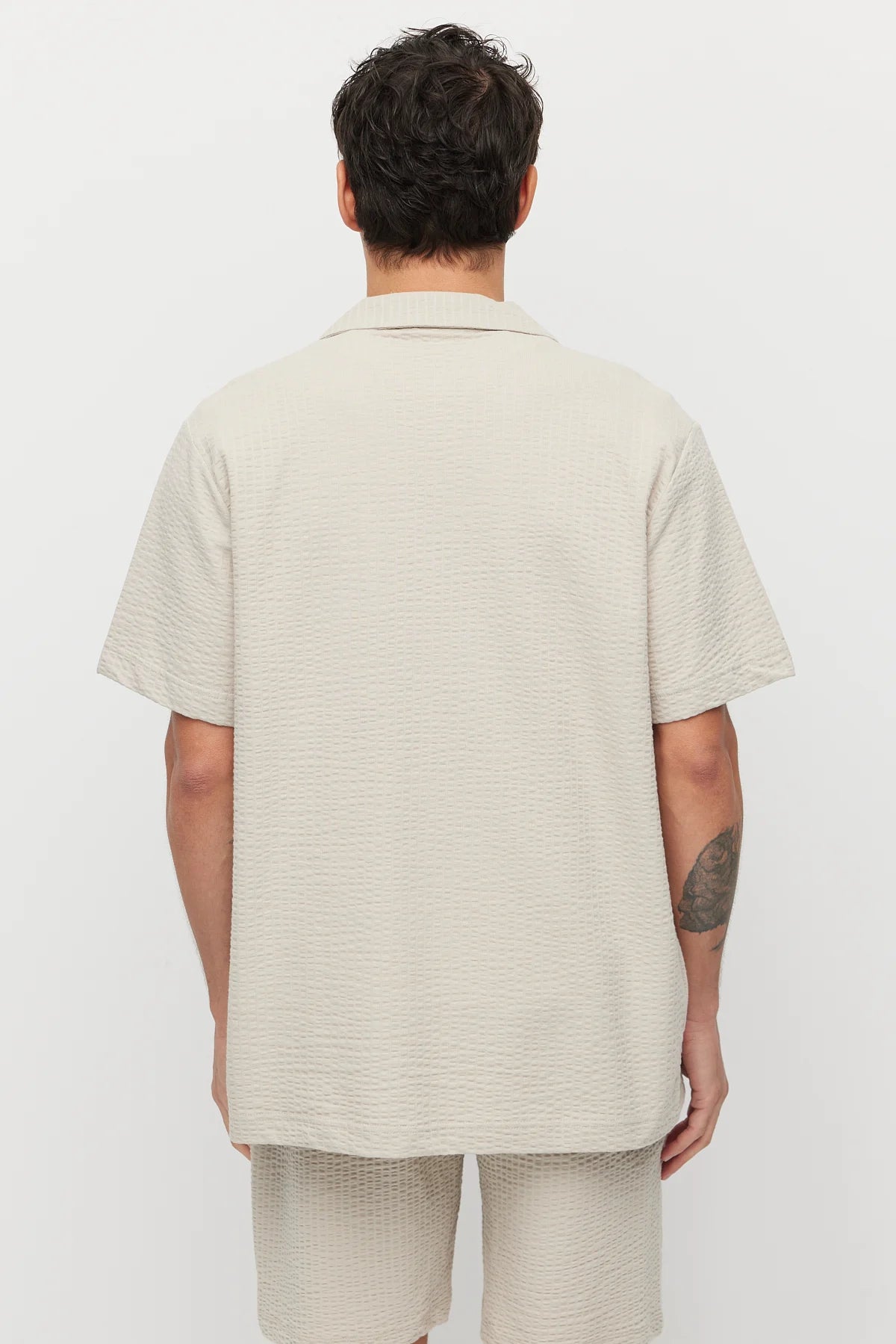 Men's Textured Relaxed Fit Shirt