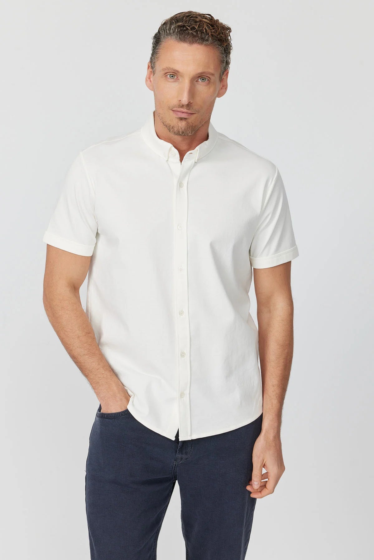 Men's Button-Down Collar Shirt