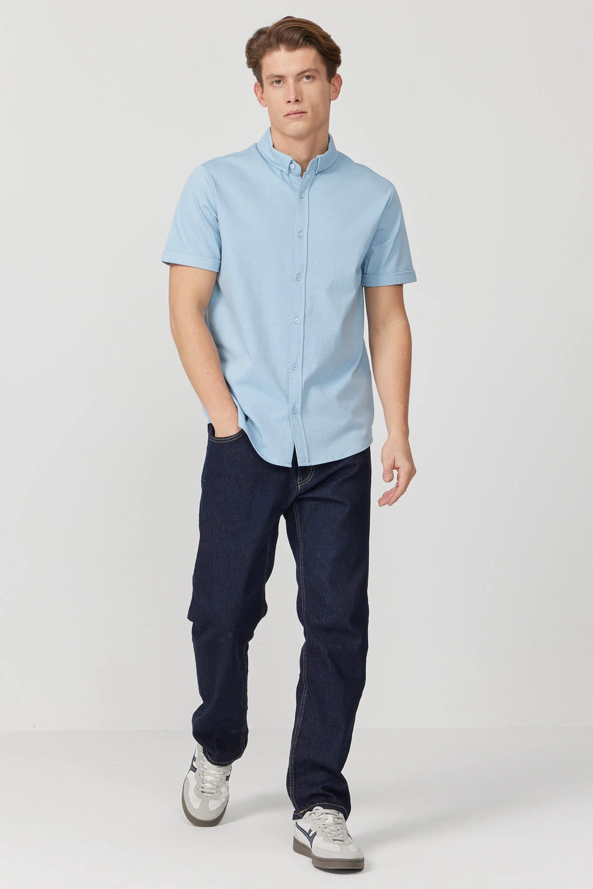 Men's Button-Down Collar Shirt