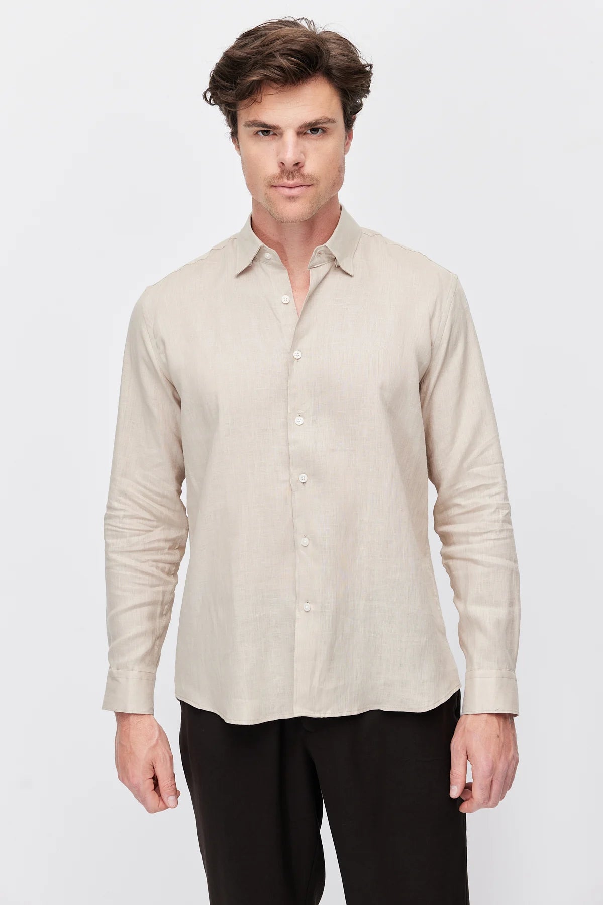 Men's Linen Regular Shirt
