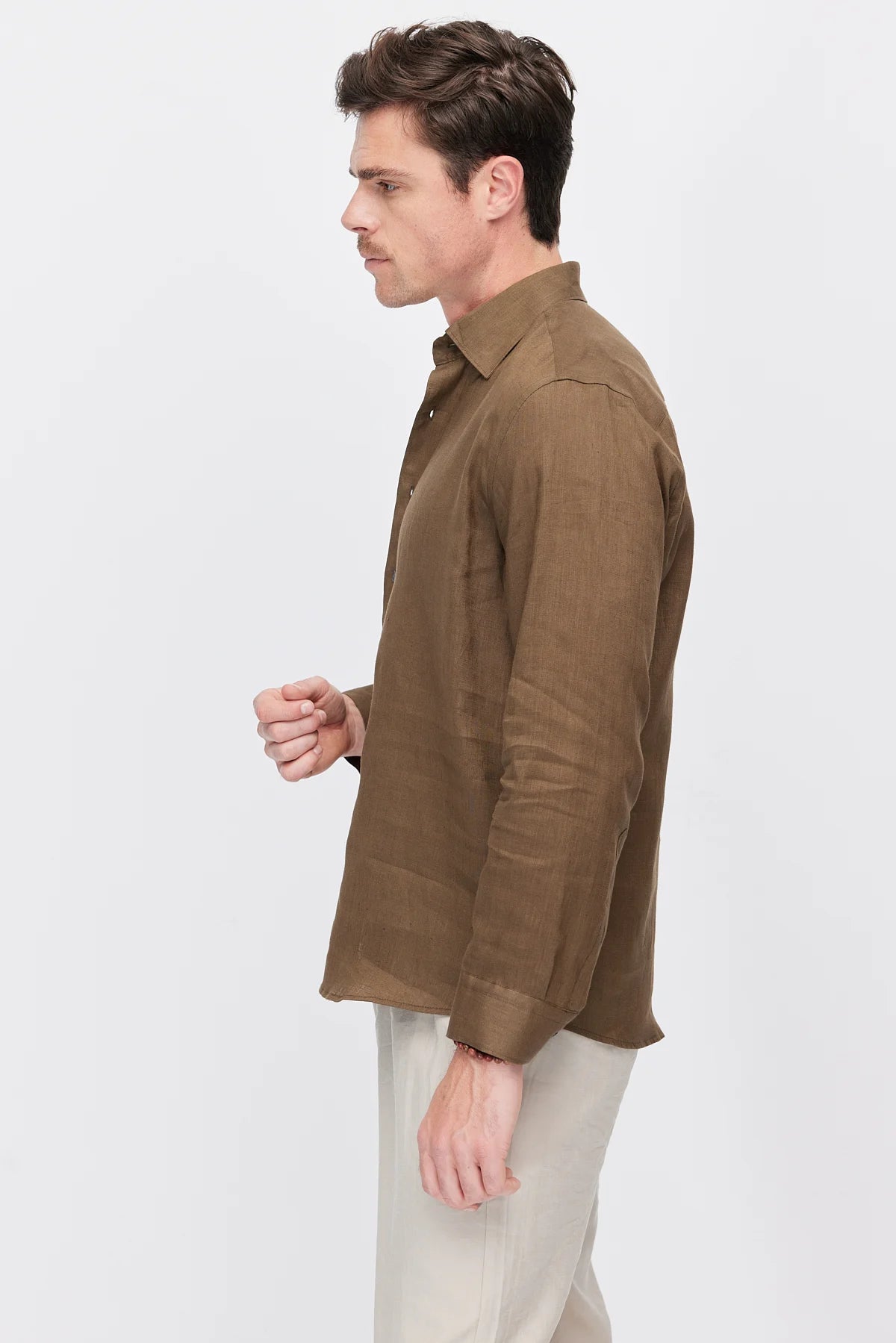 Men's Linen Regular Shirt