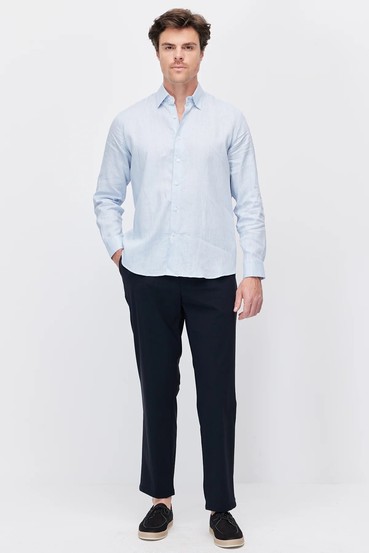 Men's Linen Regular Shirt