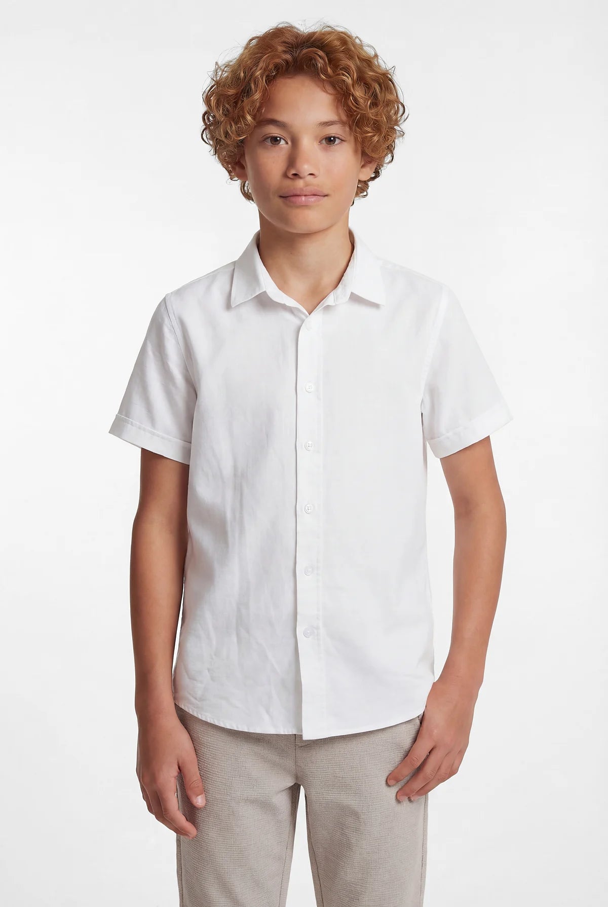 قميص قصير الأكمام للأولاد