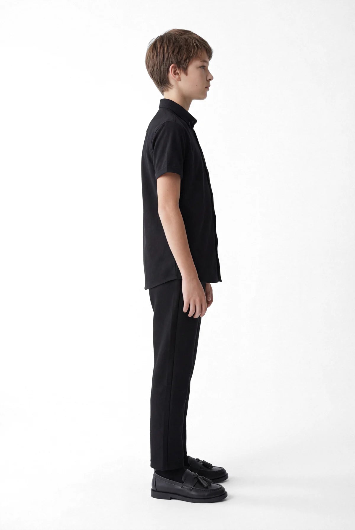 Boys' Short Sleeved Button Down Shirt