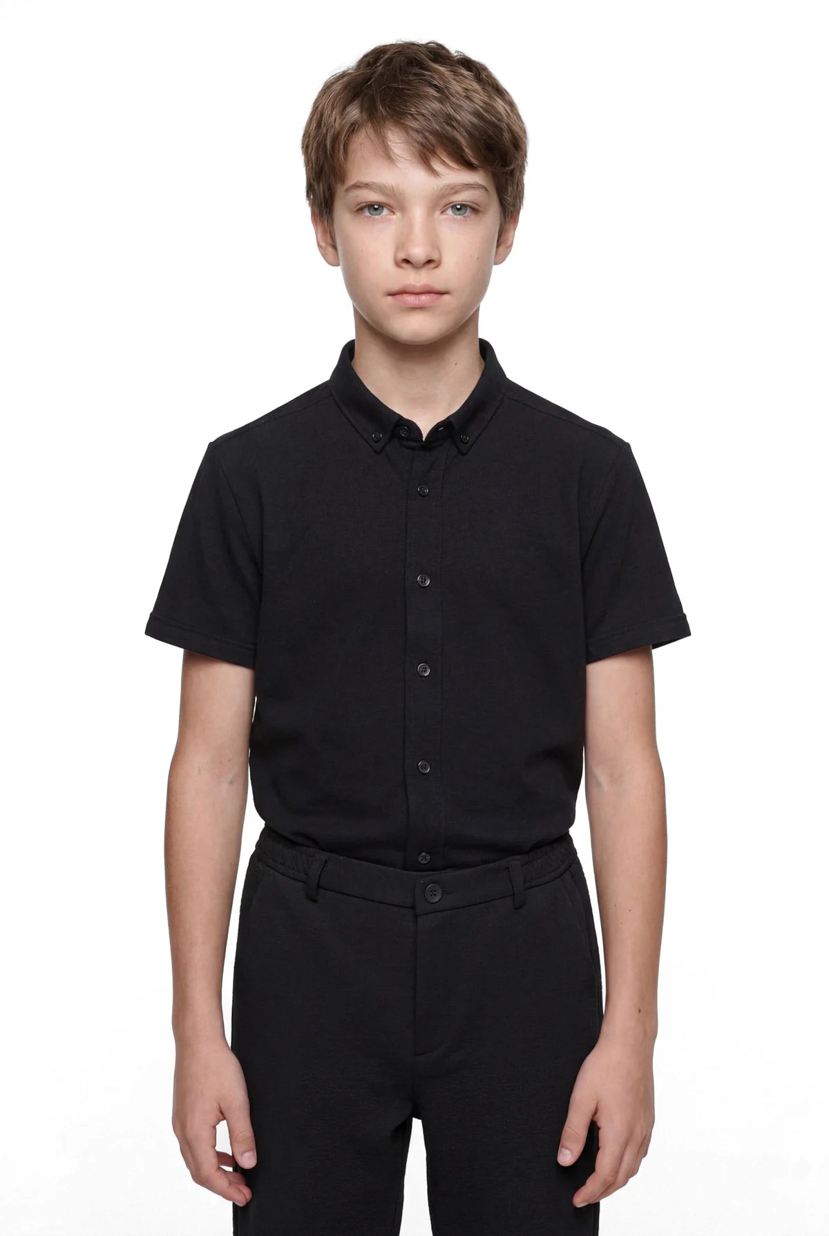 Boys' Short Sleeved Button Down Shirt
