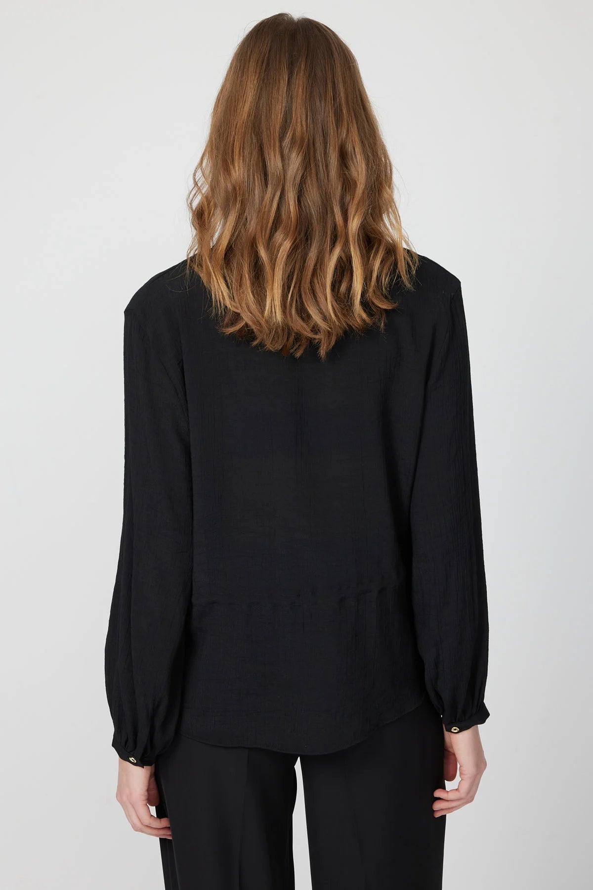 بلوزی کەمەر بە کۆلارە ماندارین بۆ ئافرەتان