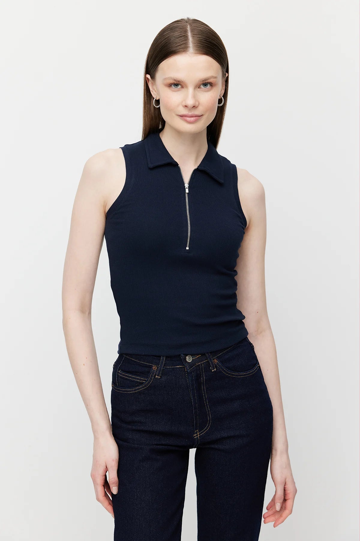 Women's Half-Zip Bodysuit