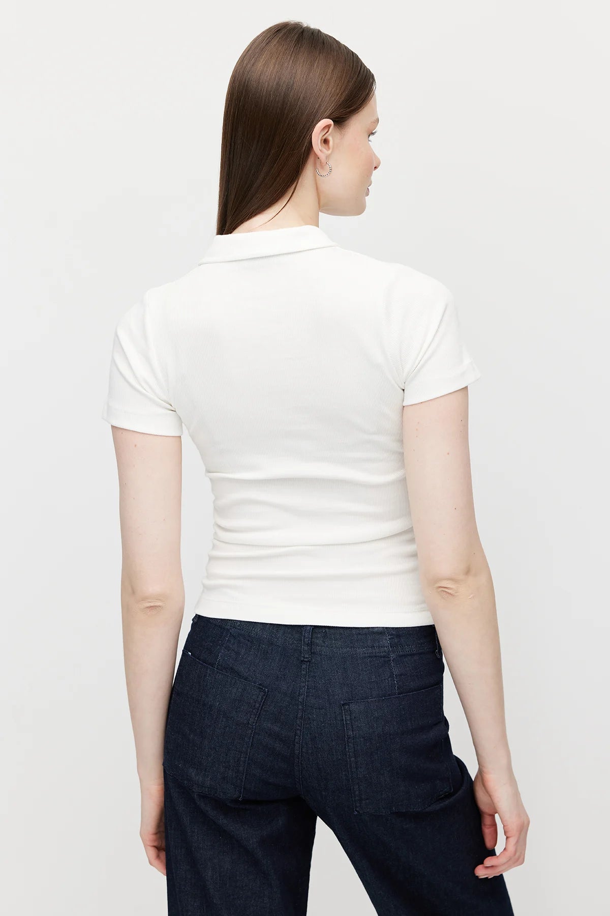 Women's Half-Zip Collar Bodysuit