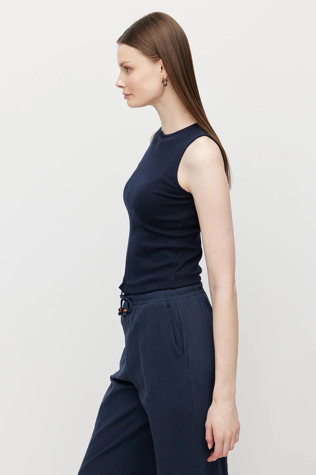 Women's Double-Zip Ribbed Bodysuit