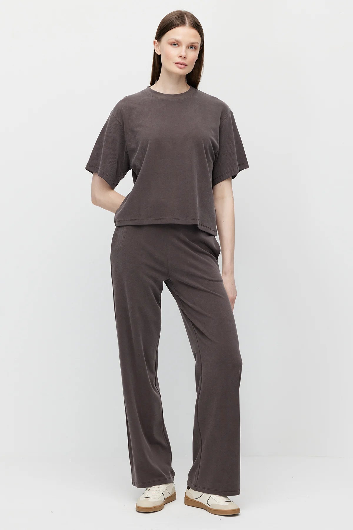 Women's Soft Textured Oversize T-shirt