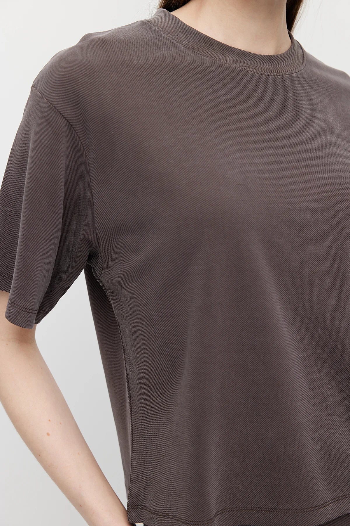 Women's Soft Textured Oversize T-shirt