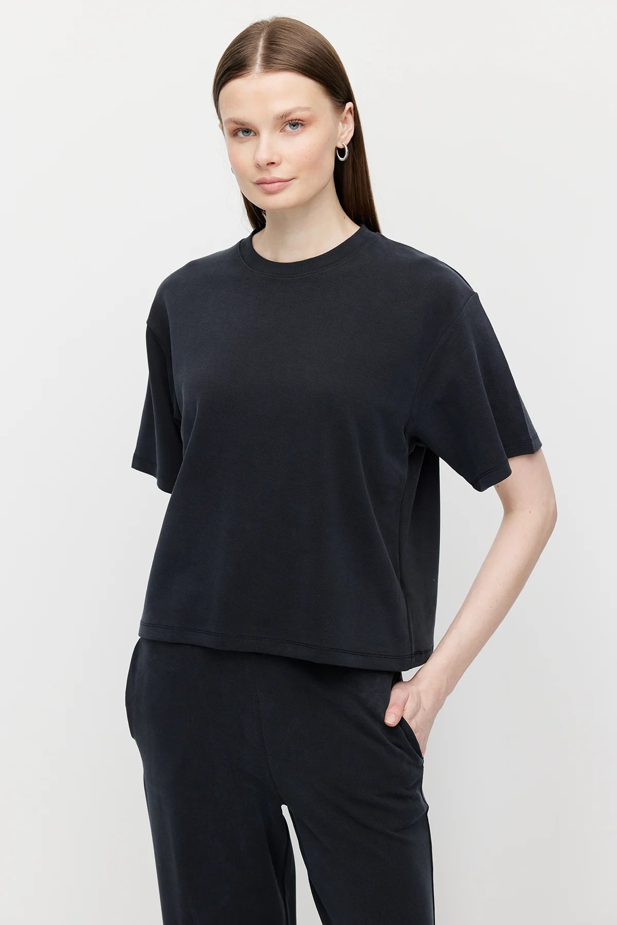 Women's Soft Textured Oversize T-shirt