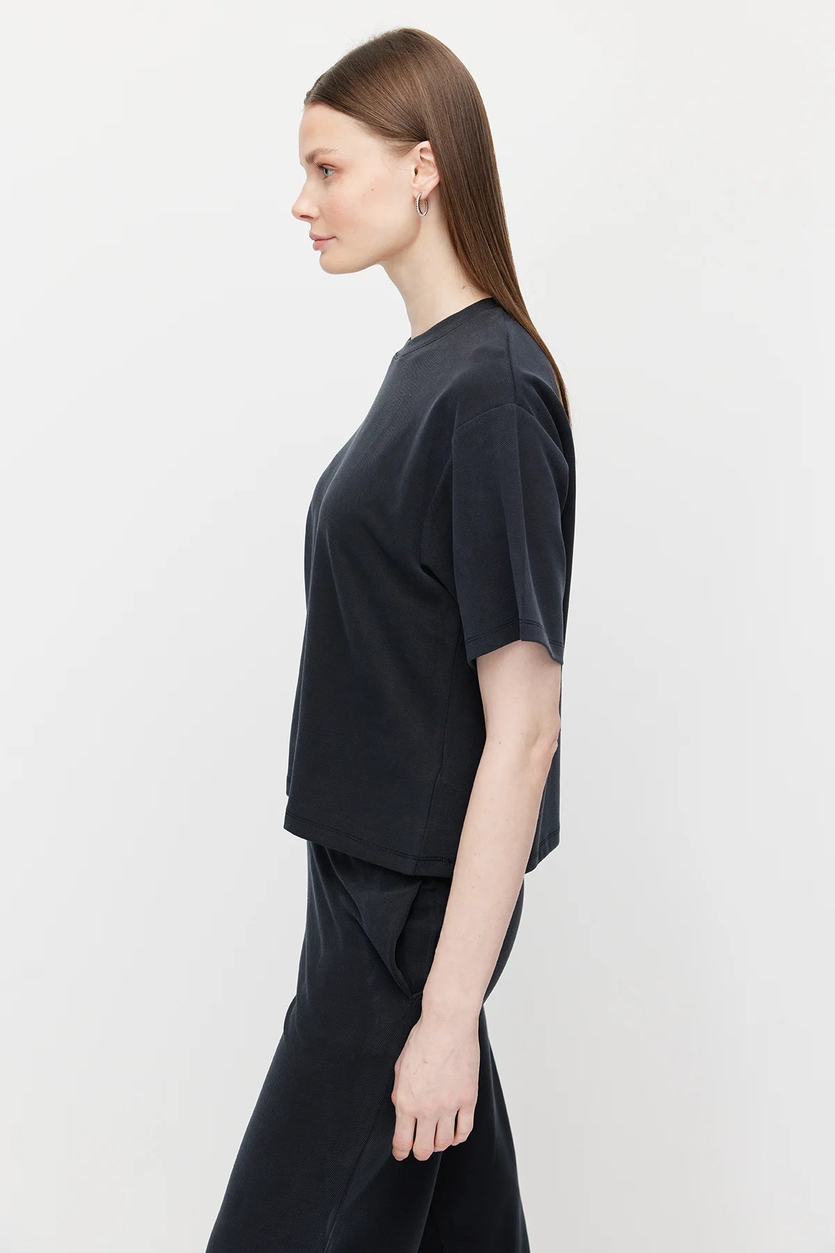 Women's Soft Textured Oversize T-shirt