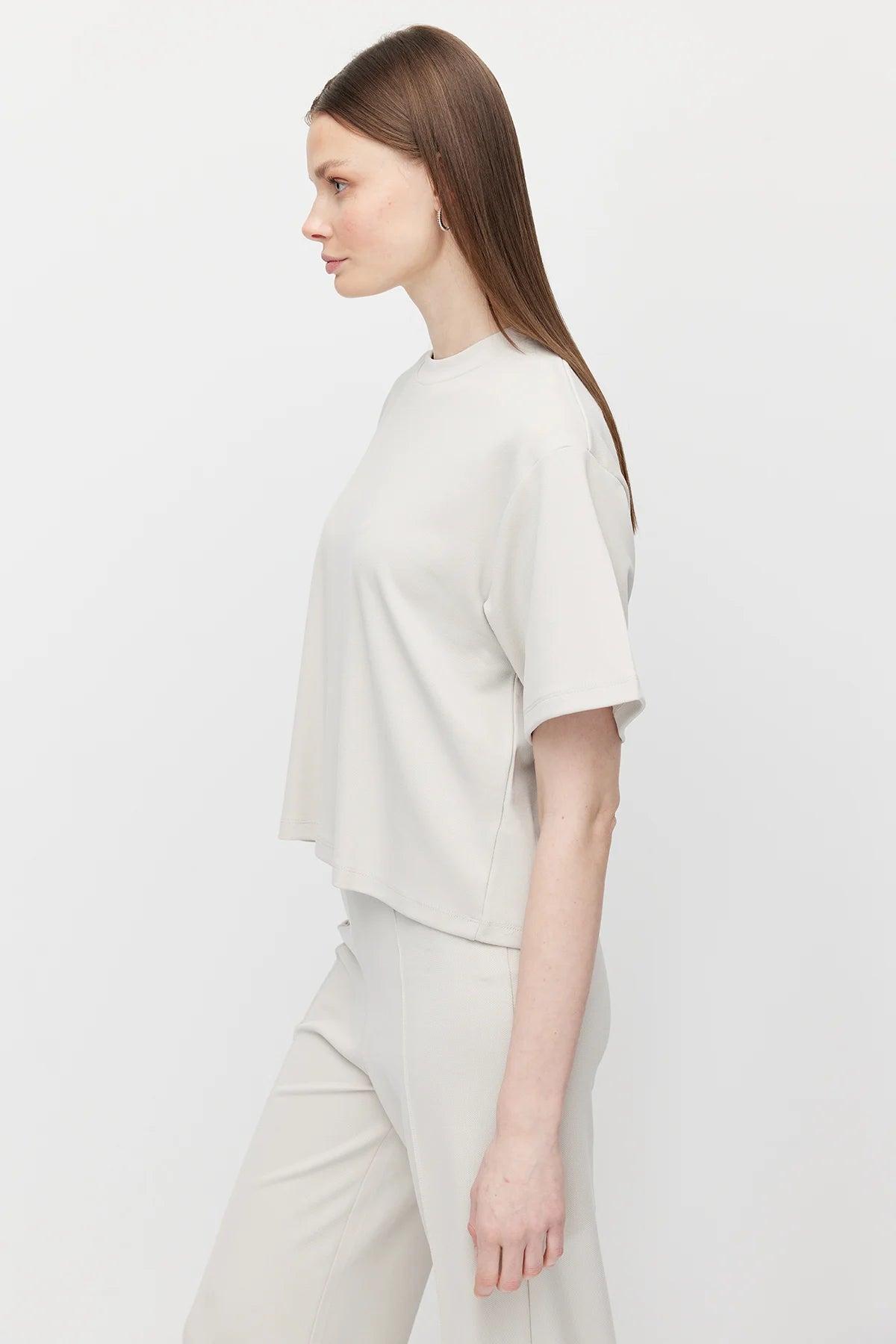 Women's Soft Textured Oversize T-shirt