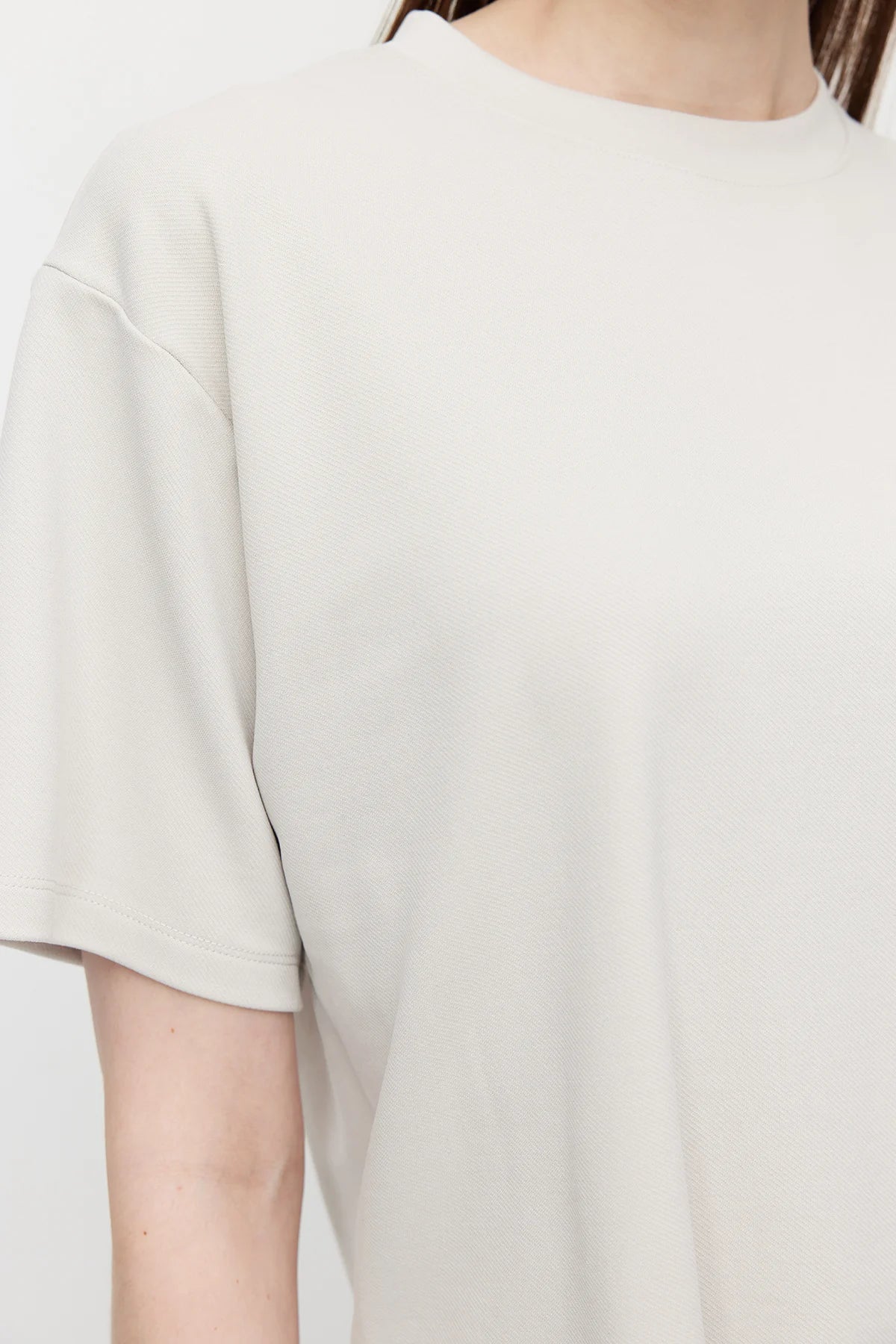 Women's Soft Textured Oversize T-shirt