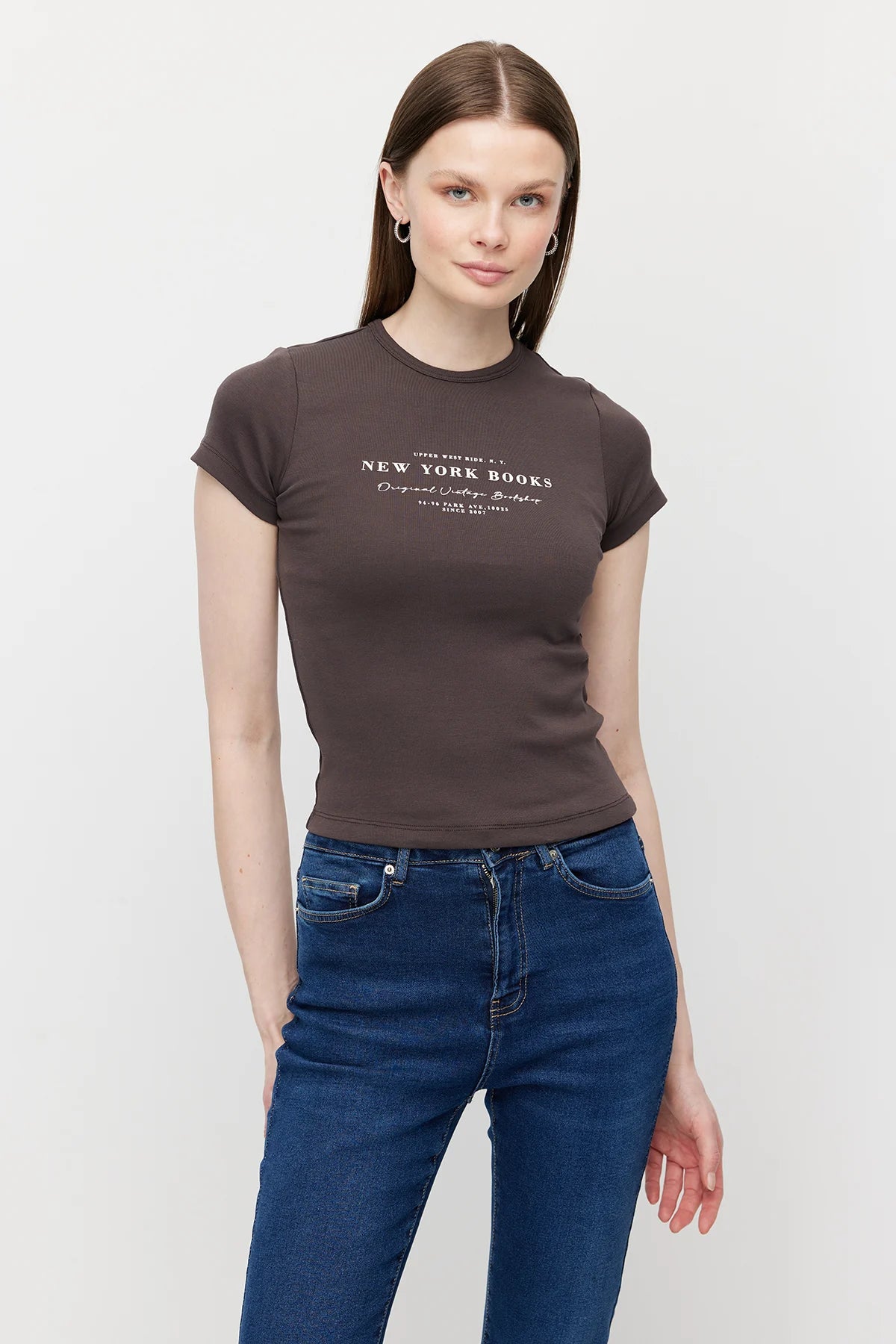 Women's Printed Crew Neck