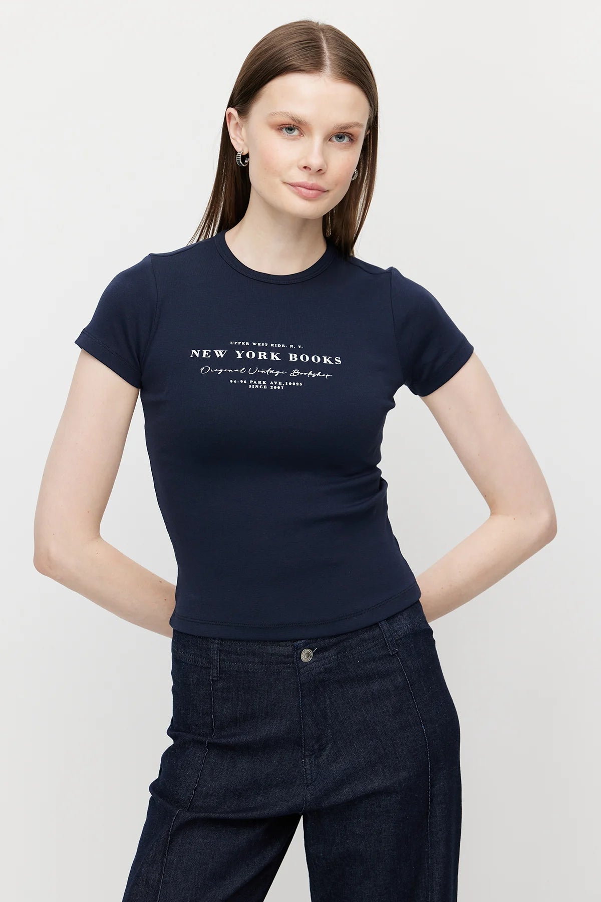 Women's Printed Crew Neck