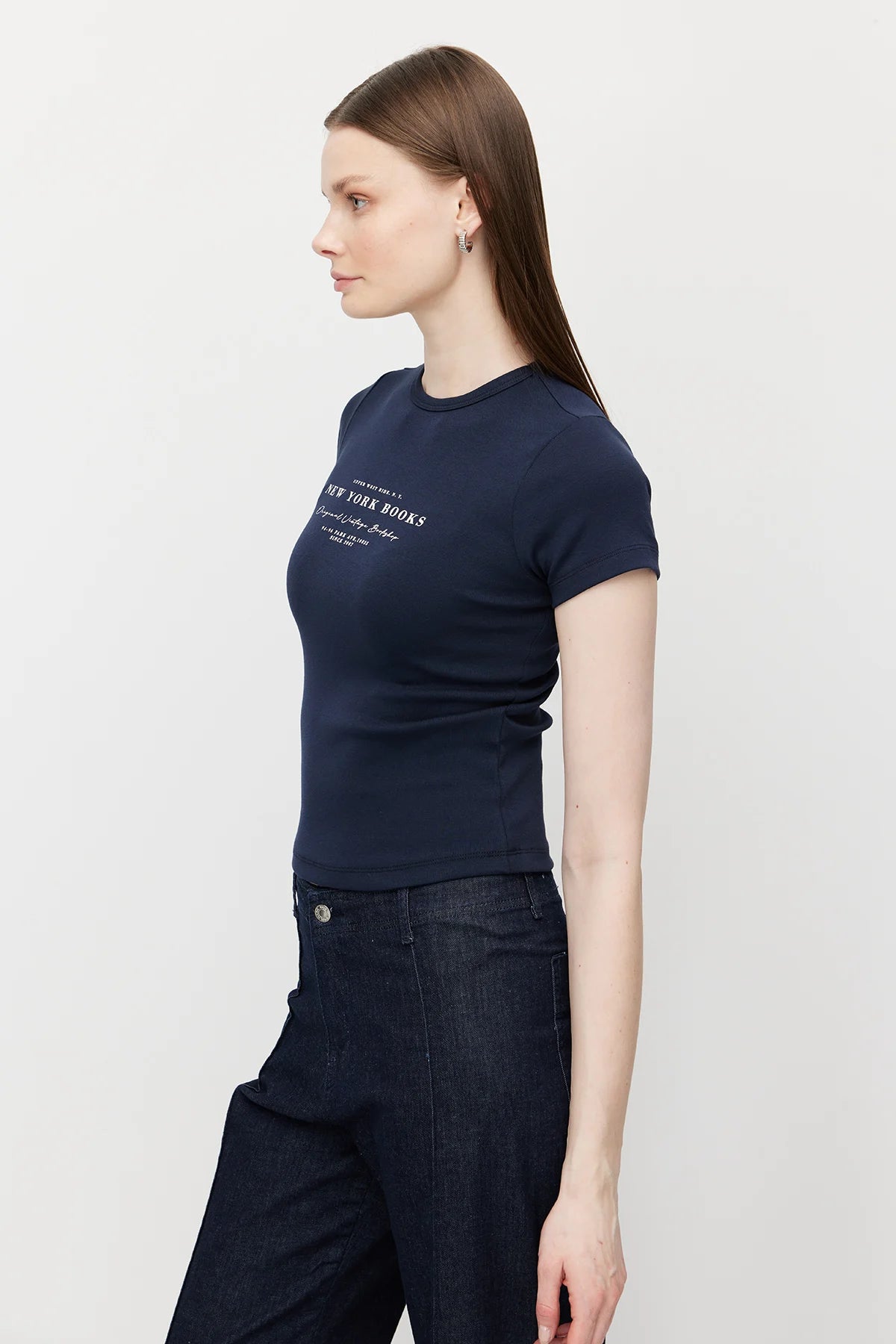 Women's Printed Crew Neck