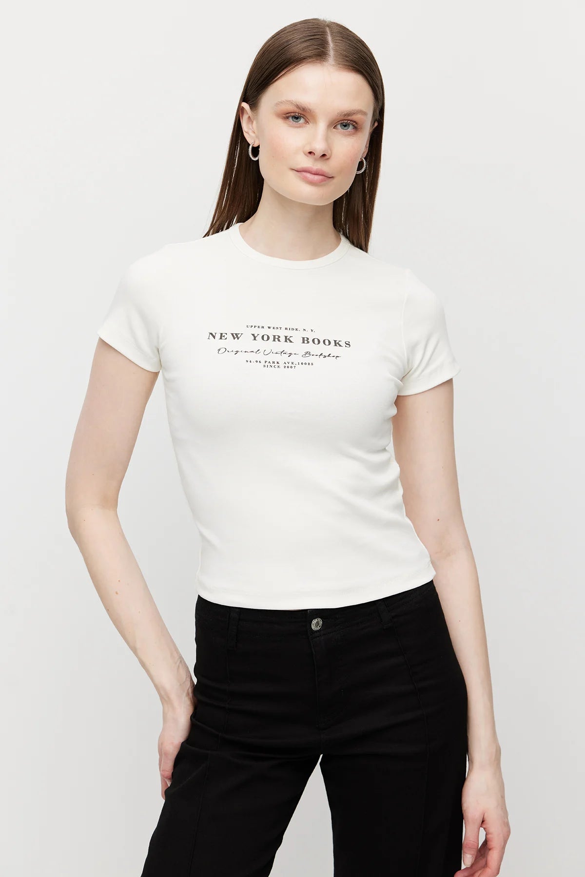 Women's Printed Crew Neck