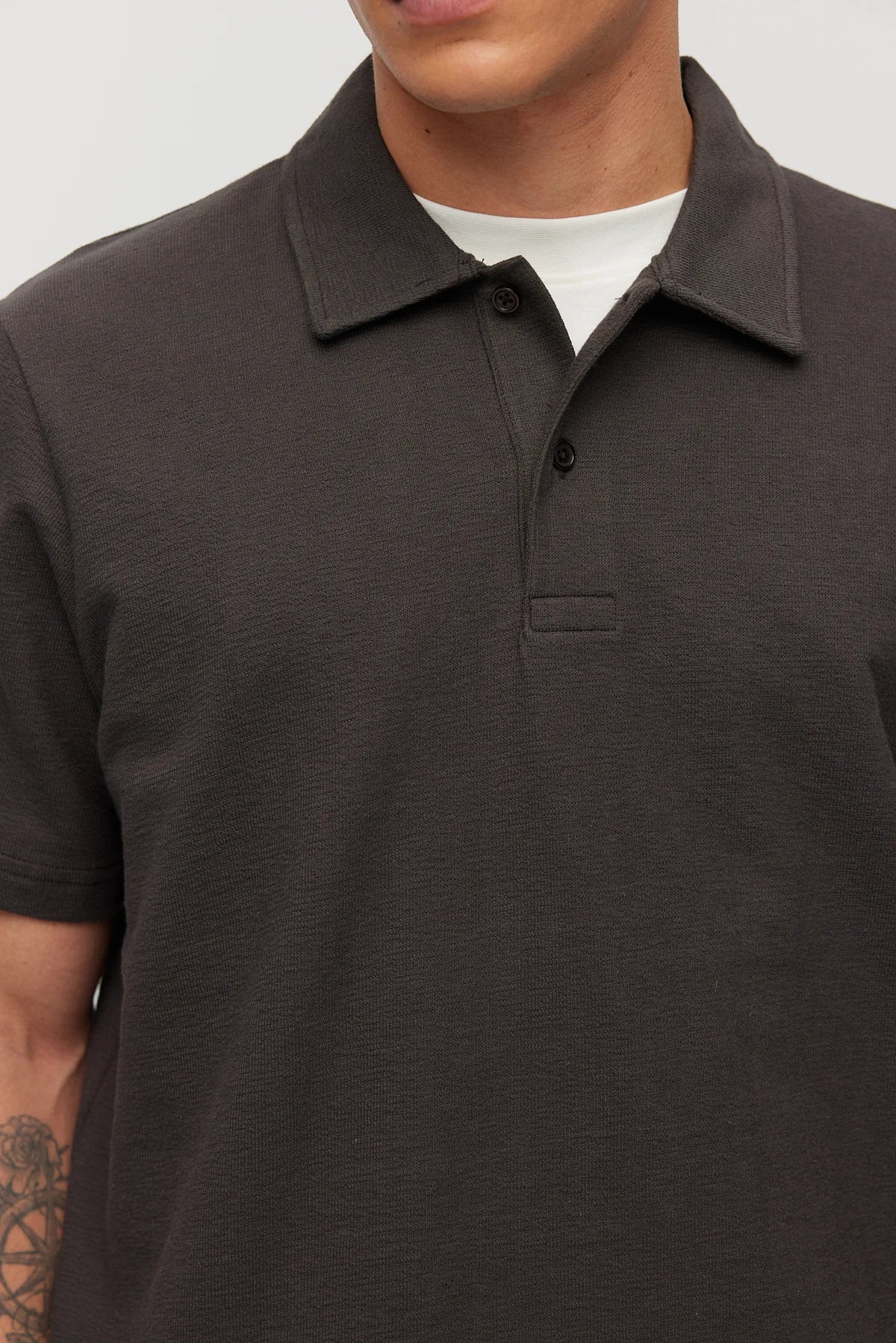 Men's Polo Collar Basic T-shirt