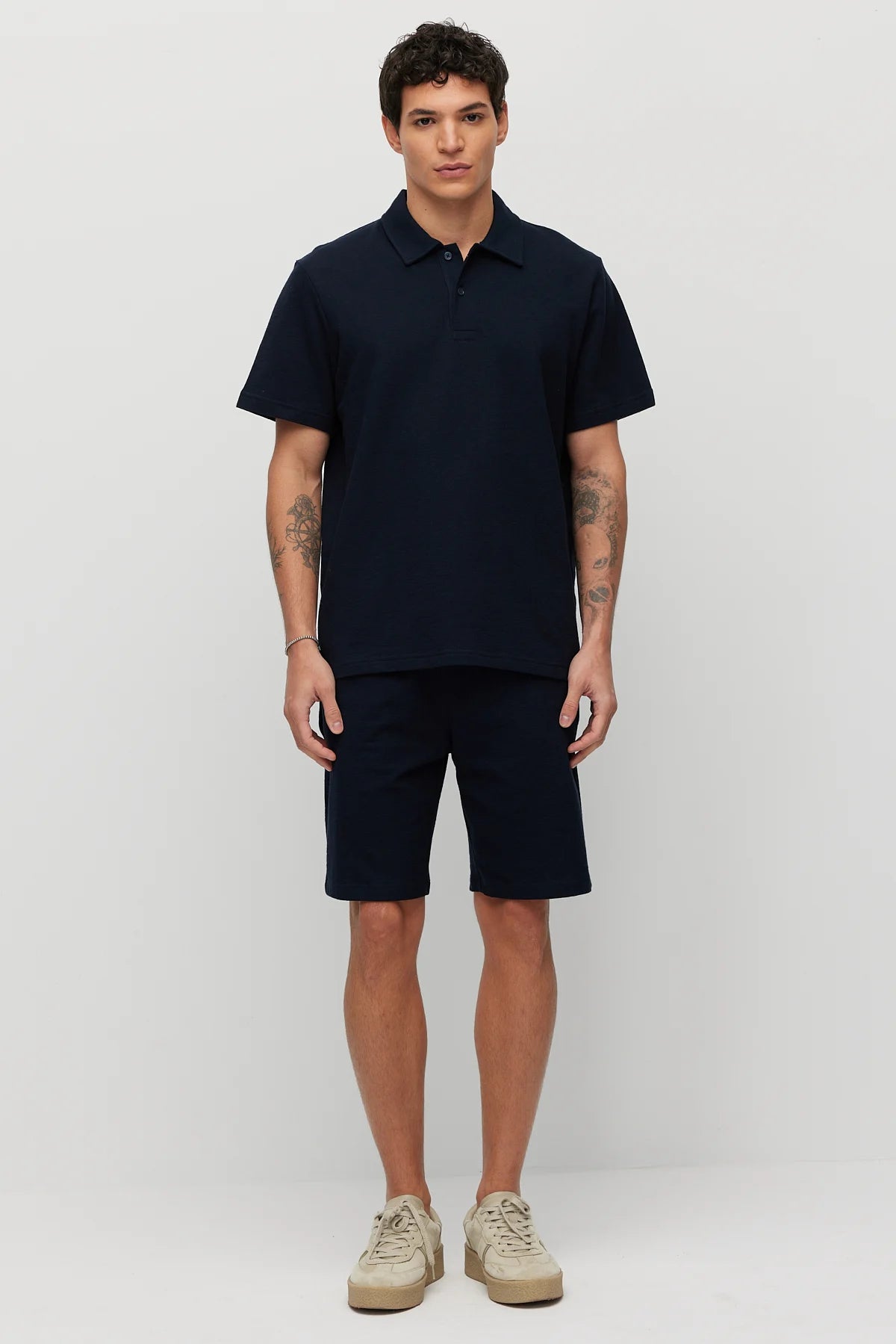 Men's Polo Collar Basic T-shirt