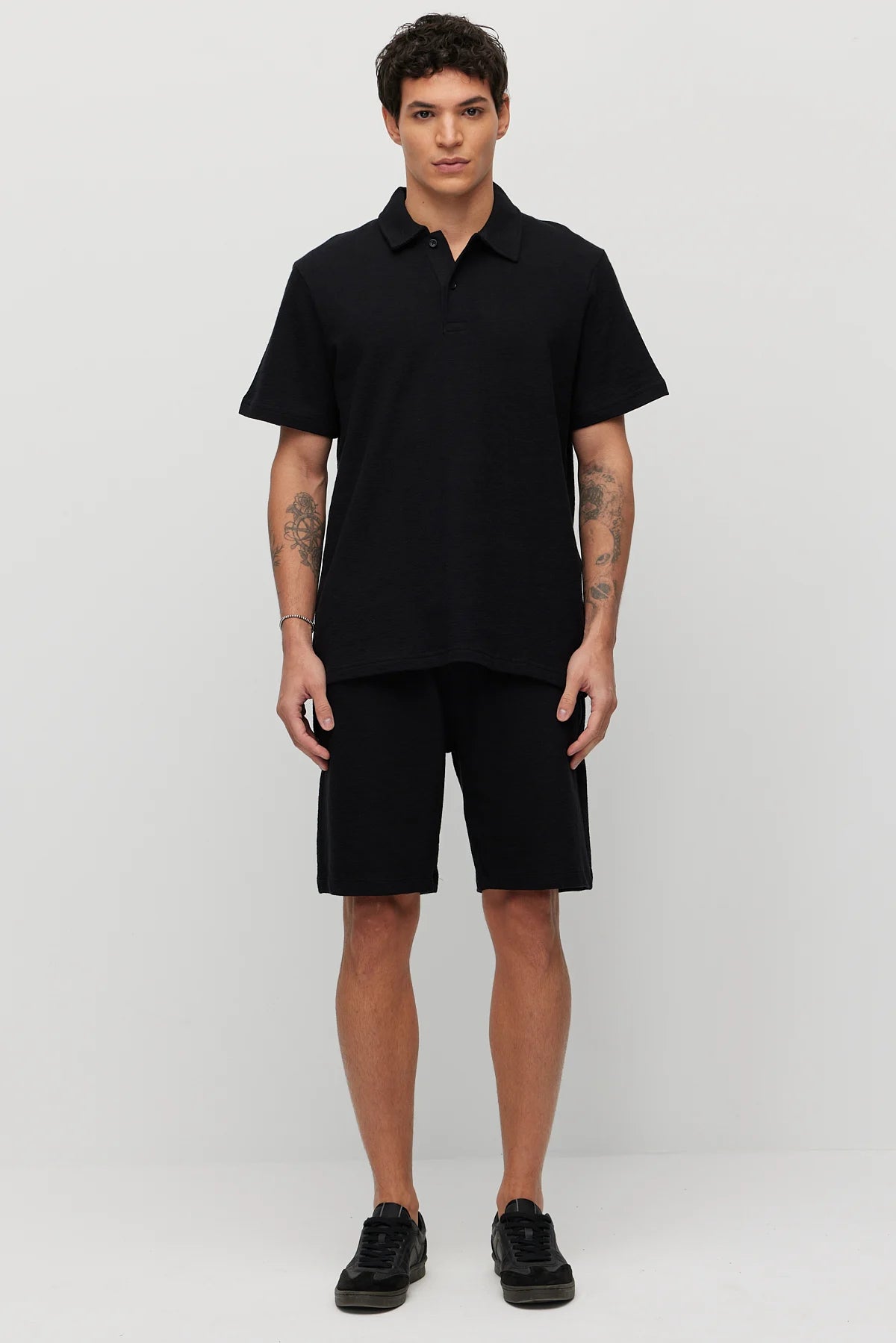 Men's Polo Collar Basic T-shirt