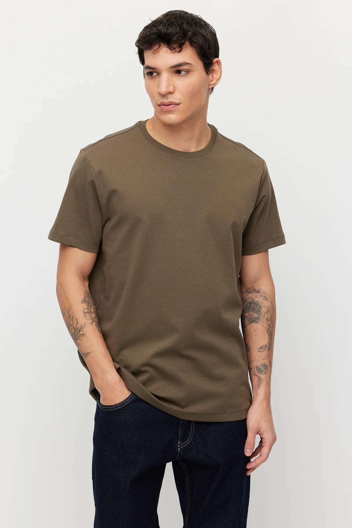 Men's Crew Neck Basic T-shirt