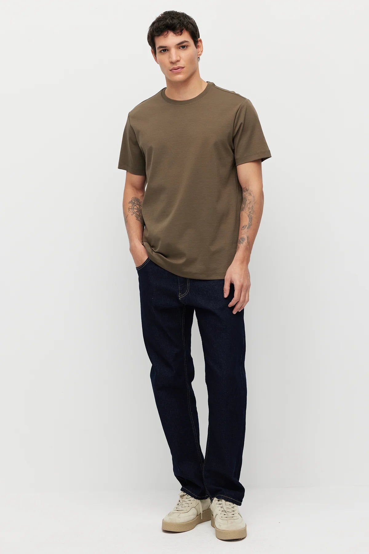 Men's Crew Neck Basic T-shirt