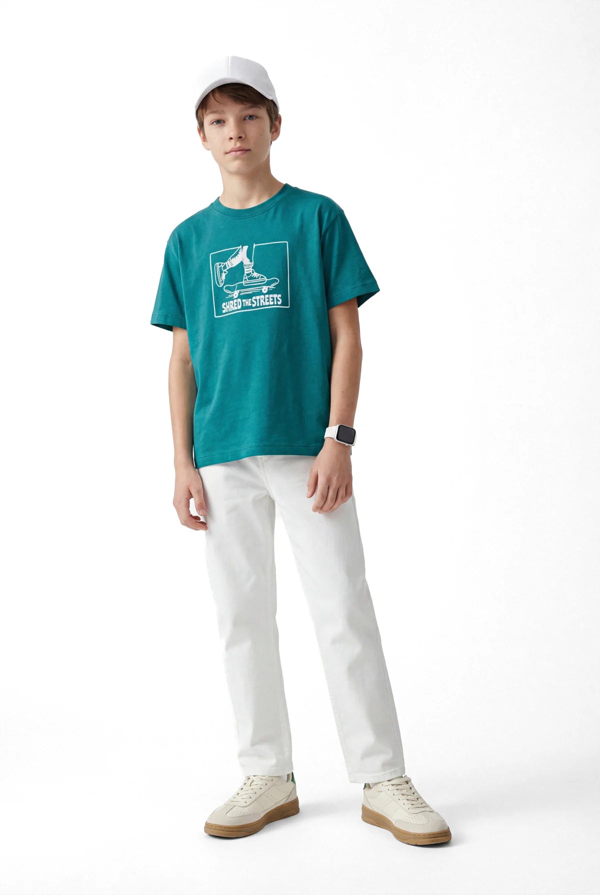 Boys' Oversize Printed T-shirt