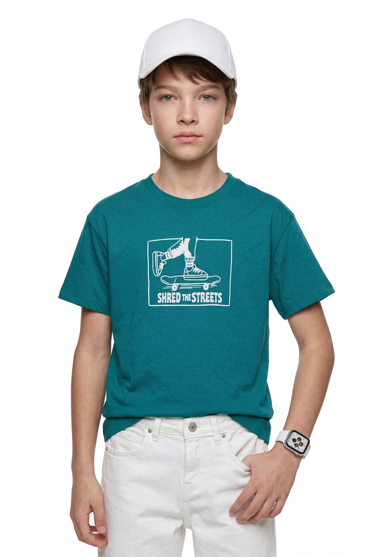 Boys' Oversize Printed T-shirt