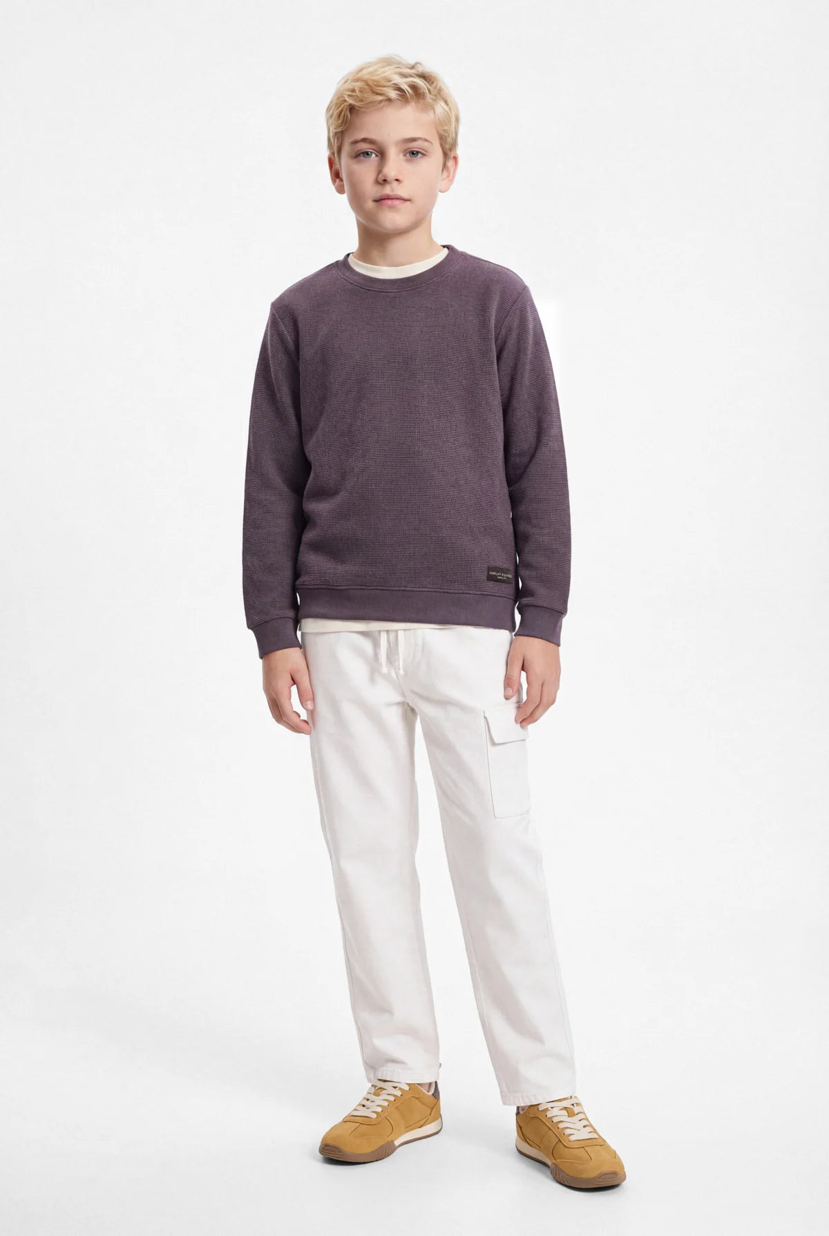 Boys' Ribbed Sweatshirt